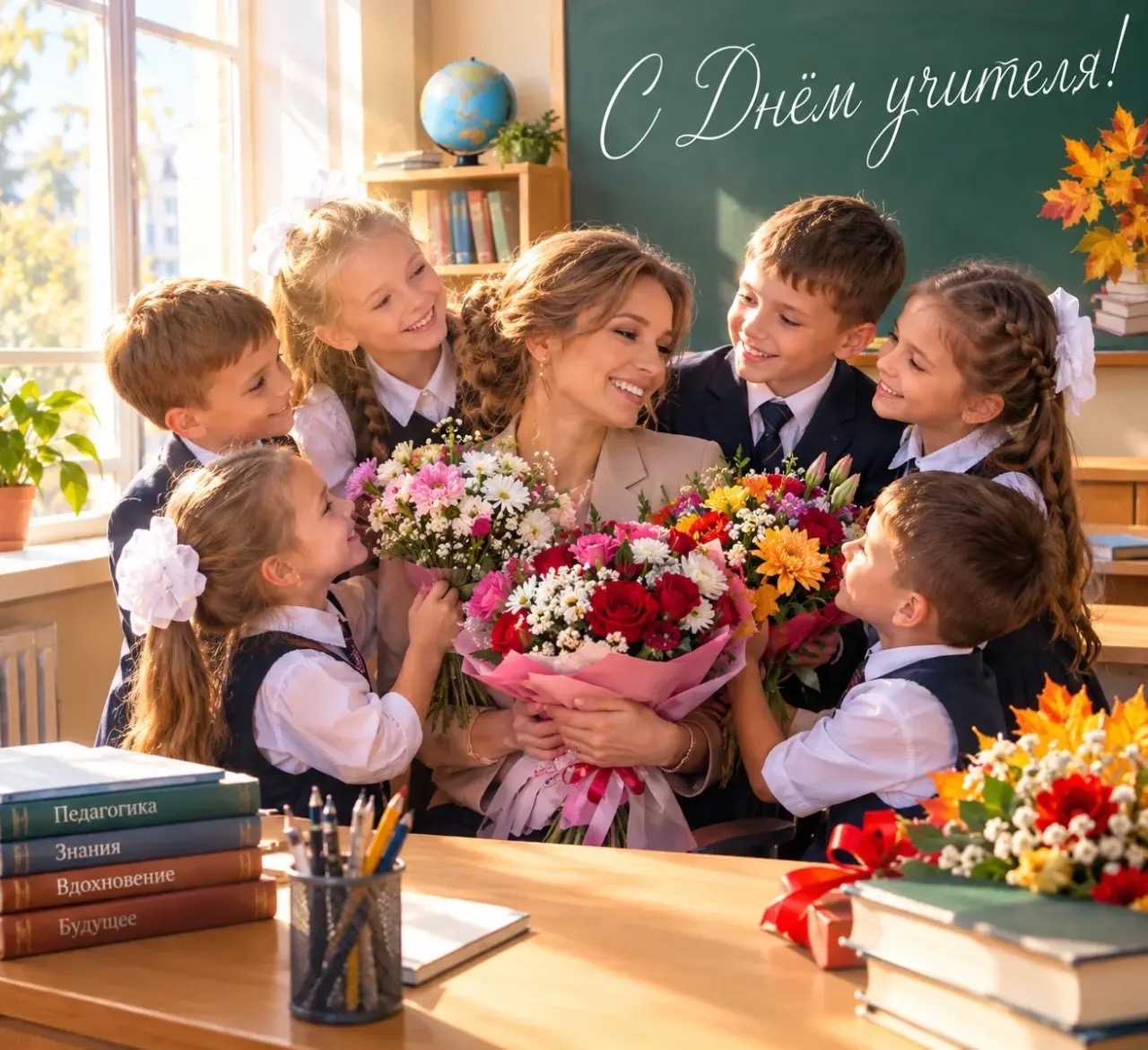 Поздравление с Днём учителя