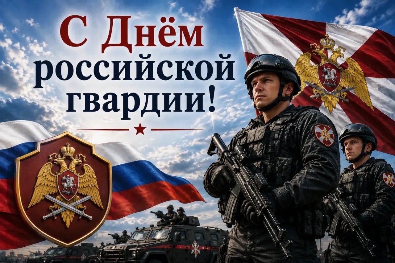 Поздравление с Днём российской гвардии